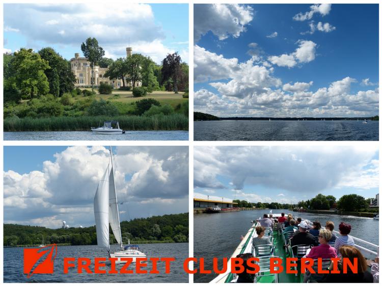 Mit dem Freizeitclub unterwegs auf große Seenrundfahrt in Berlin.